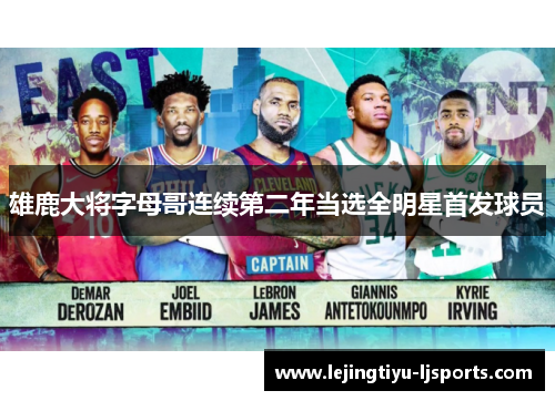 雄鹿大将字母哥连续第二年当选全明星首发球员